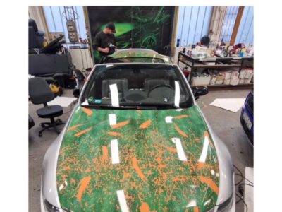 Ati autót fóliáz.